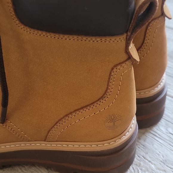 Tan Lace-Up Ankle Boots - Picture 7 of 7